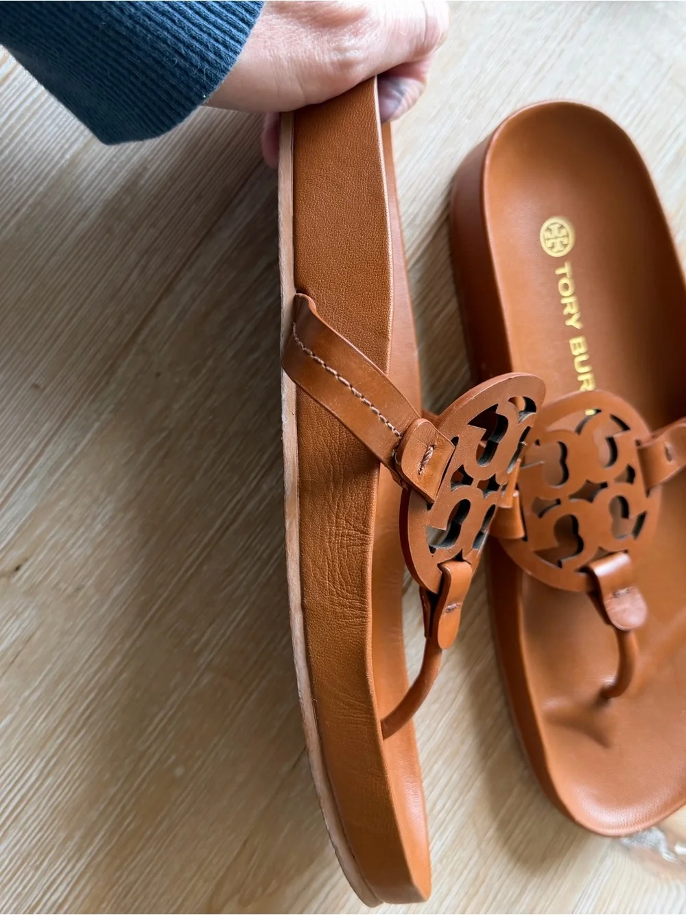 Tory Burch Miller Cloud Thong Sandals - Women - size 8.5